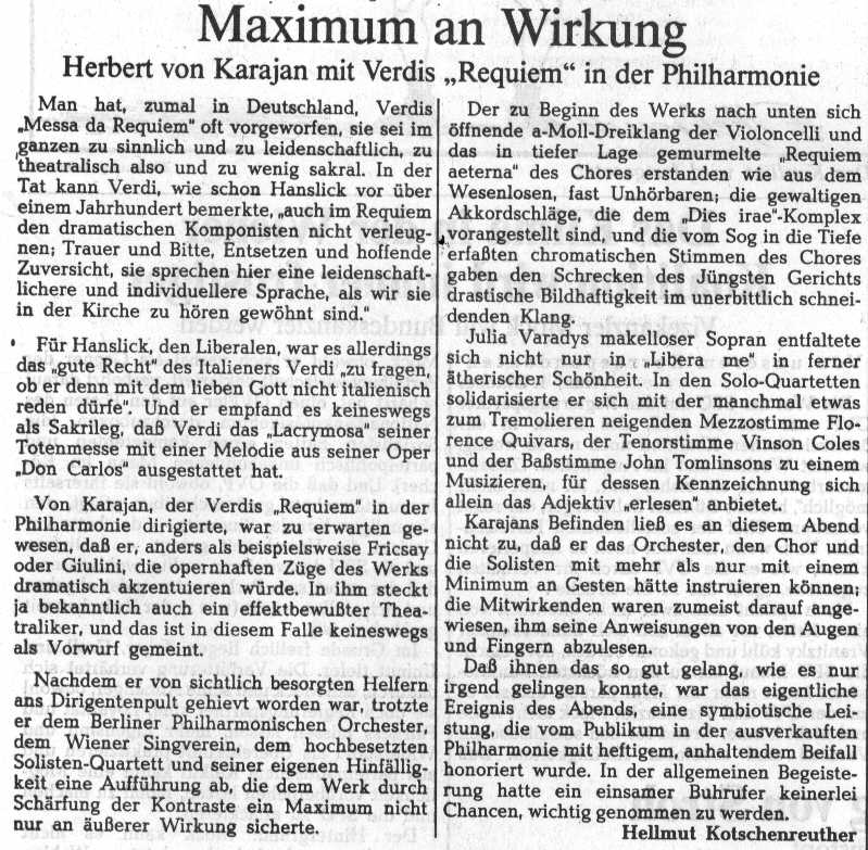 Maximum an Wirkung – 1