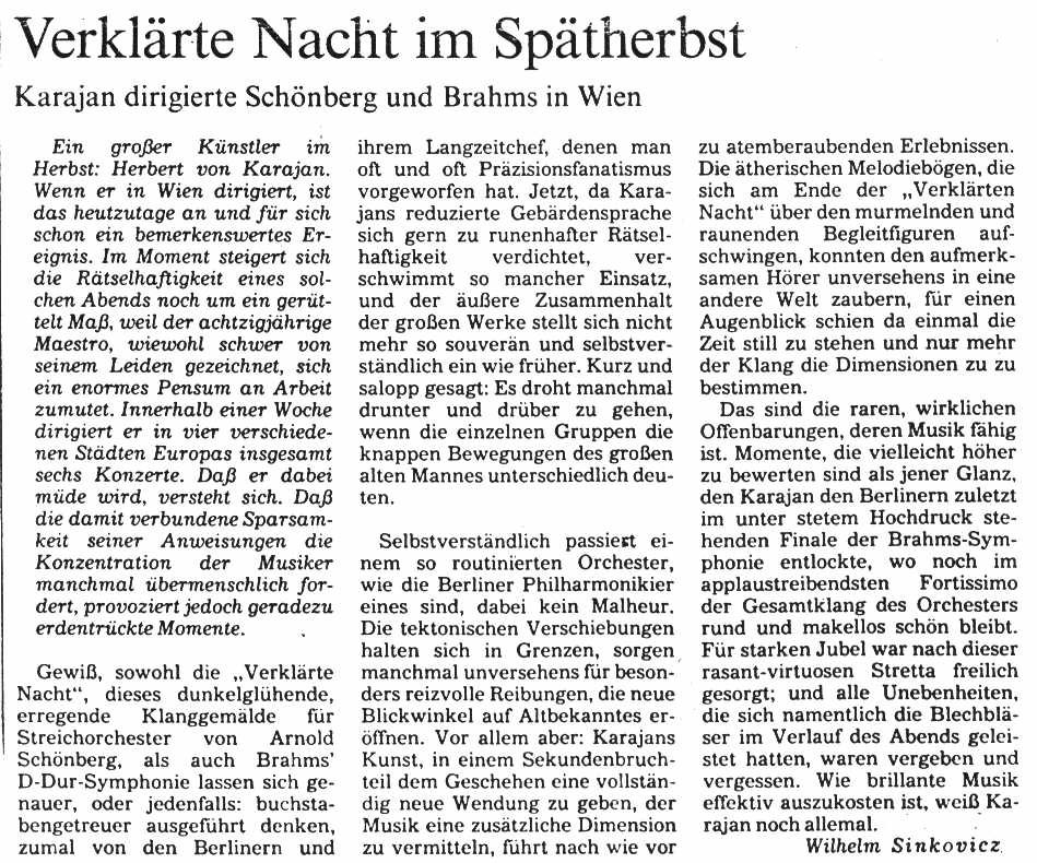 Verklärte Nacht im Spätherbst – 1